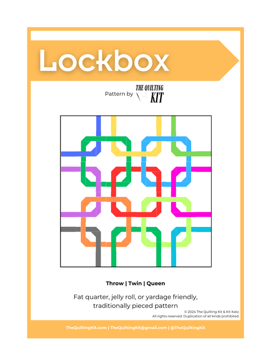 Lockbox Quilt Pattern - PDF